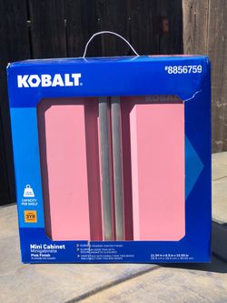 Kobalt Mini Cabinet Pink Finish $10