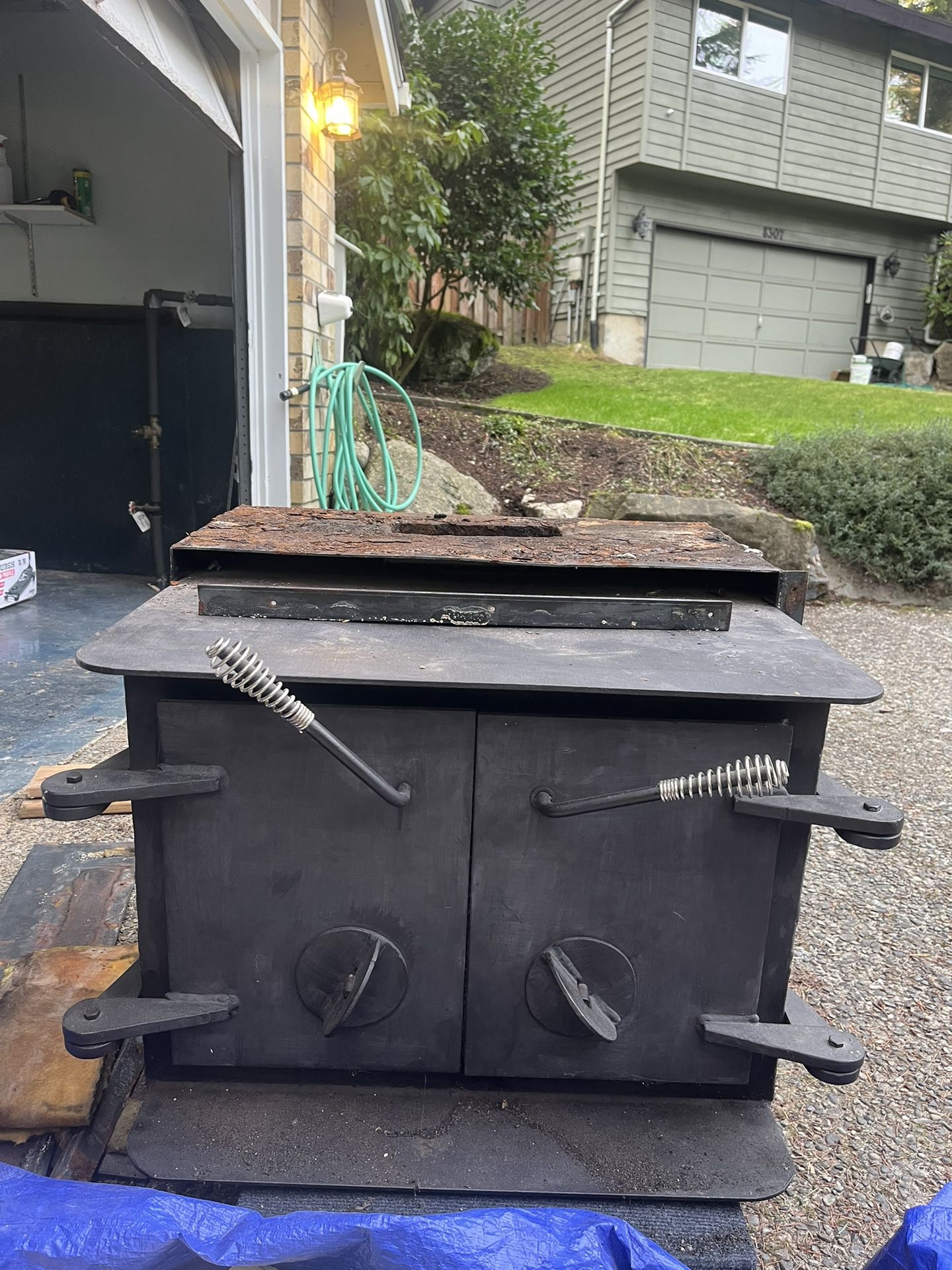 Wood Burning Fireplace