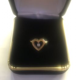 Valentine’s Day special 14KYG heart ring