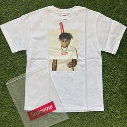 White Supreme NBA YoungBoy Tee 