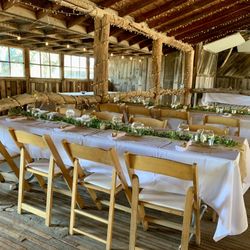 💍Wedding Tablecloths, Napkins, Runners, Wine glasses- Used Once