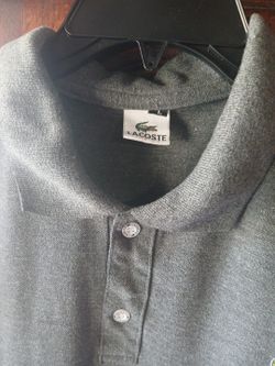Lacoste Polo Shirt. ( color grey)