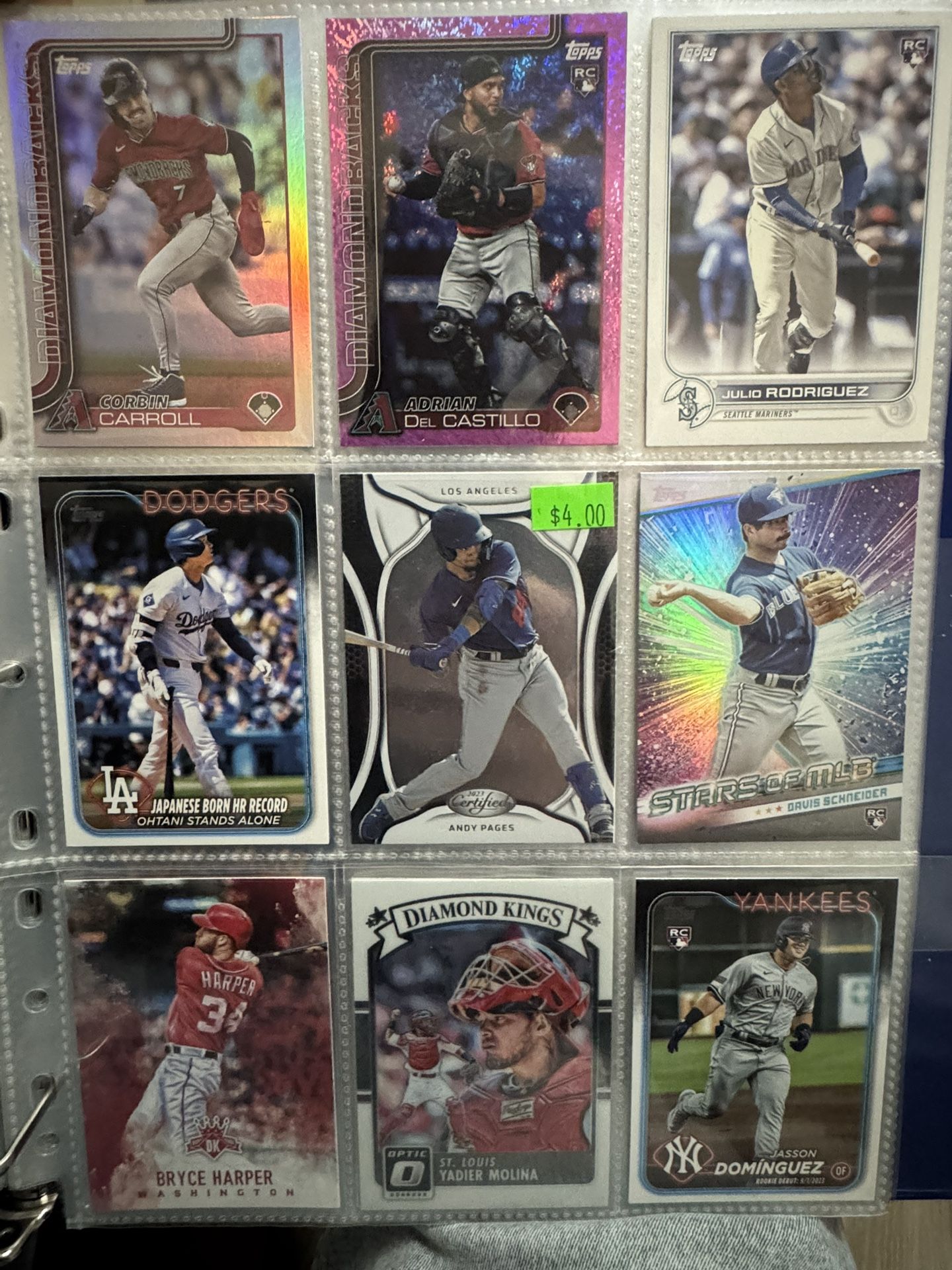 baseball cards for sale. Future stars, rookie cards, Chrome cards