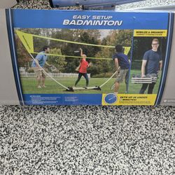 Badminton Kit Along With 2 Rackets.