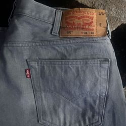 501’s Levis Shrink To Fit (Washed 1 Time)