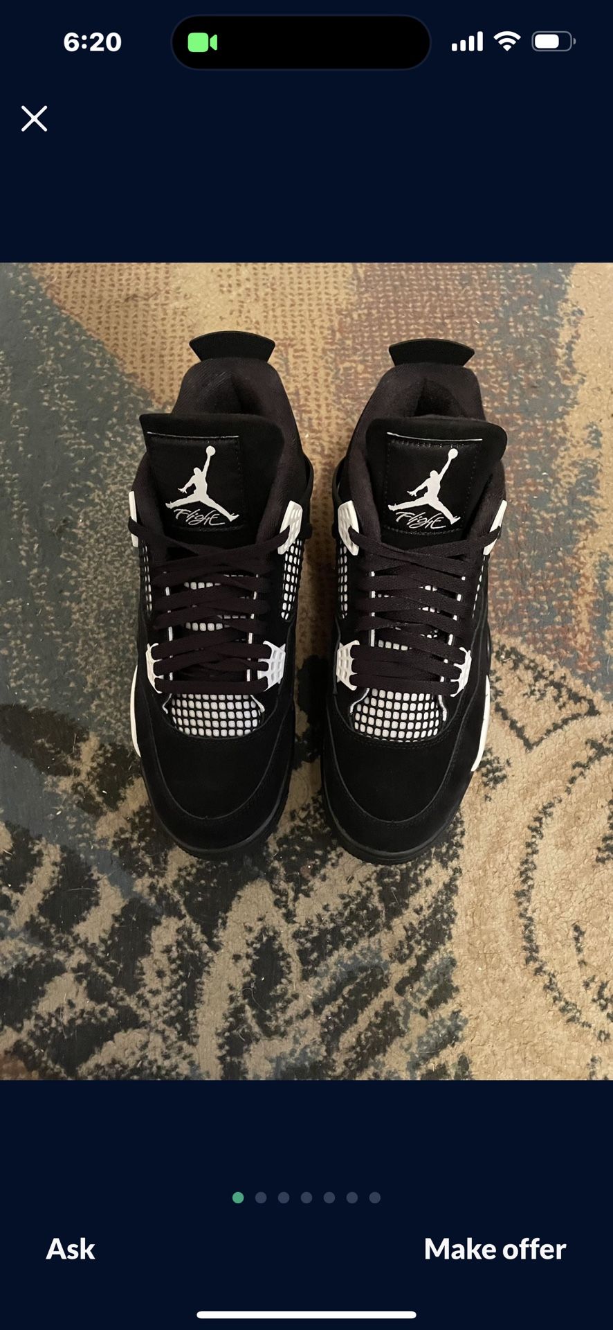 Jordan 4 White Thunder for Sale in El Paso, TX OfferUp