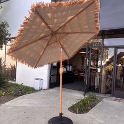 New 7.5ft Tiki Umbrella No Lights (Base Not Included