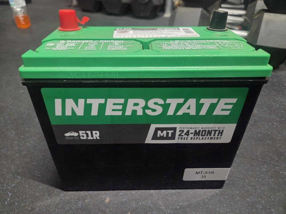Interstate MT 51R Battery NEW