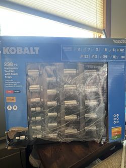 Kobalt 238 PC Mechanics Took Set W/Foam Trays 
