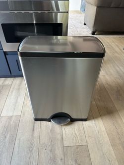 Simple Human Step trash can