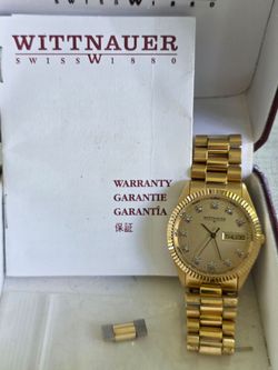Wittnauer Mens Diamond month day