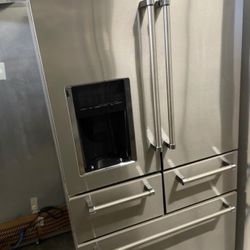 Kitchen Aid Steel 5-Door Fridge 