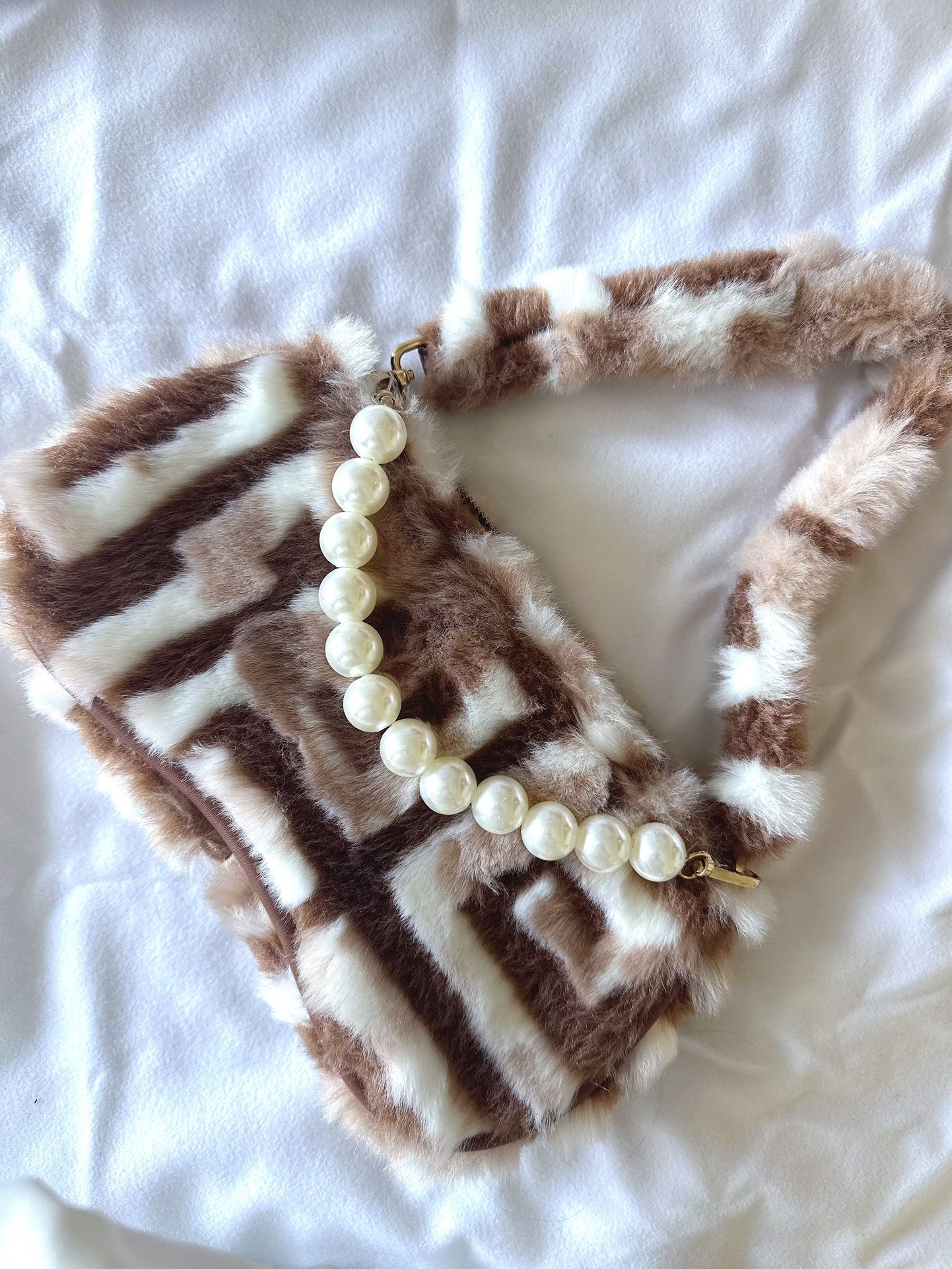 JW Pei Fur Shoulder Bag
