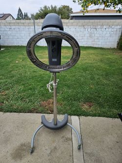 Minerva orbiting hair dryer processor