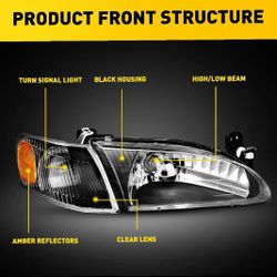 98-00 Corolla Headlights 