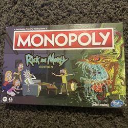 Rick And Morty Edition Monopoly 