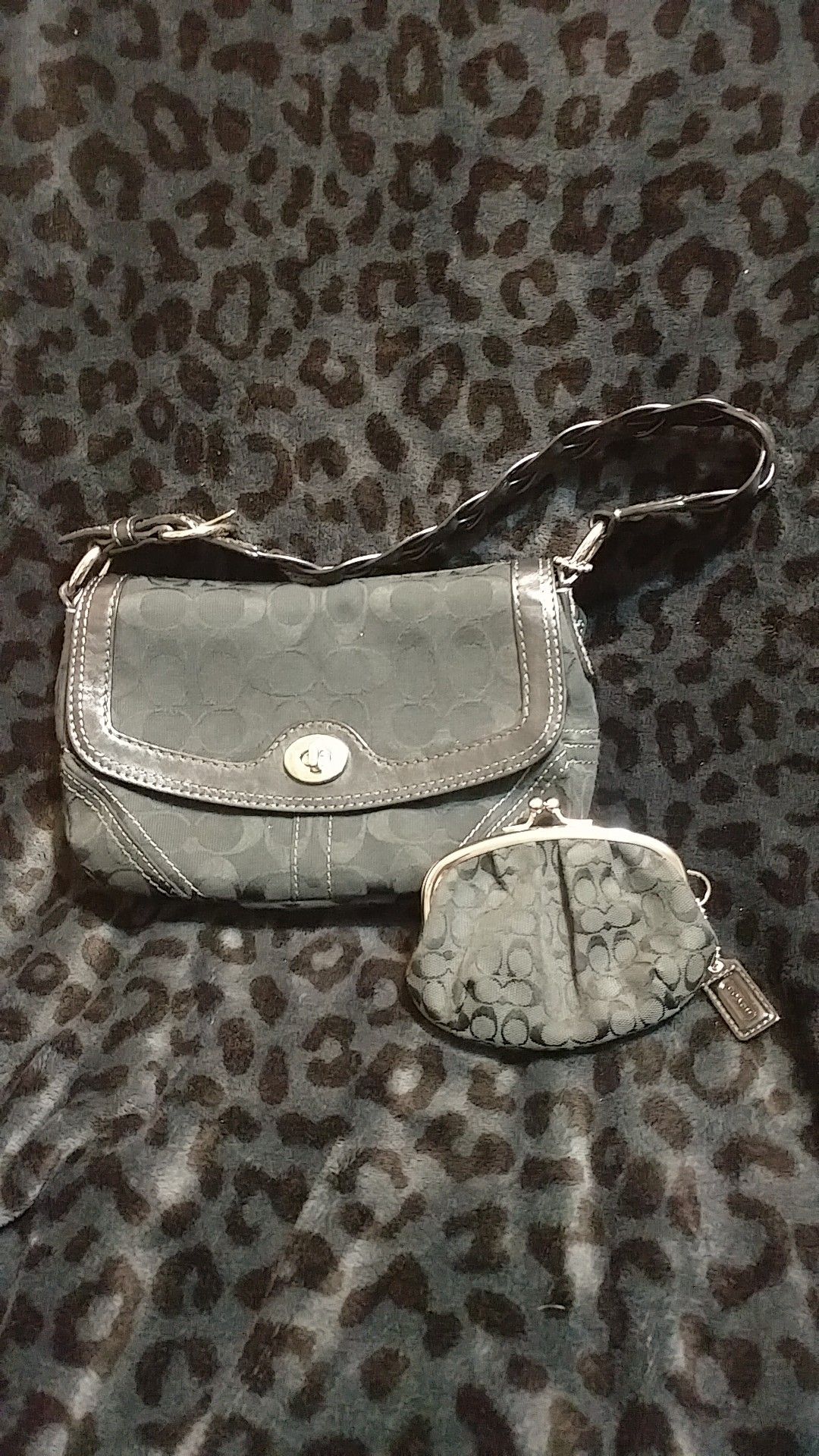 Coach purse + coin purse + bonus