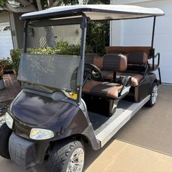 2009 E-Z-GO RXV 6-Passenger Non-Lifted 48-Volt Lithium Golf Cart