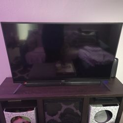 50 Inch Toshiba Smart TV & LG Sound Bar With Subwoofer