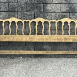 vintage French Provincial KING headboard 