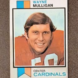 1973 Topps Wayne Mulligan St Louis Cardinals #401 Football Card Vintage Collectible Sports NFL