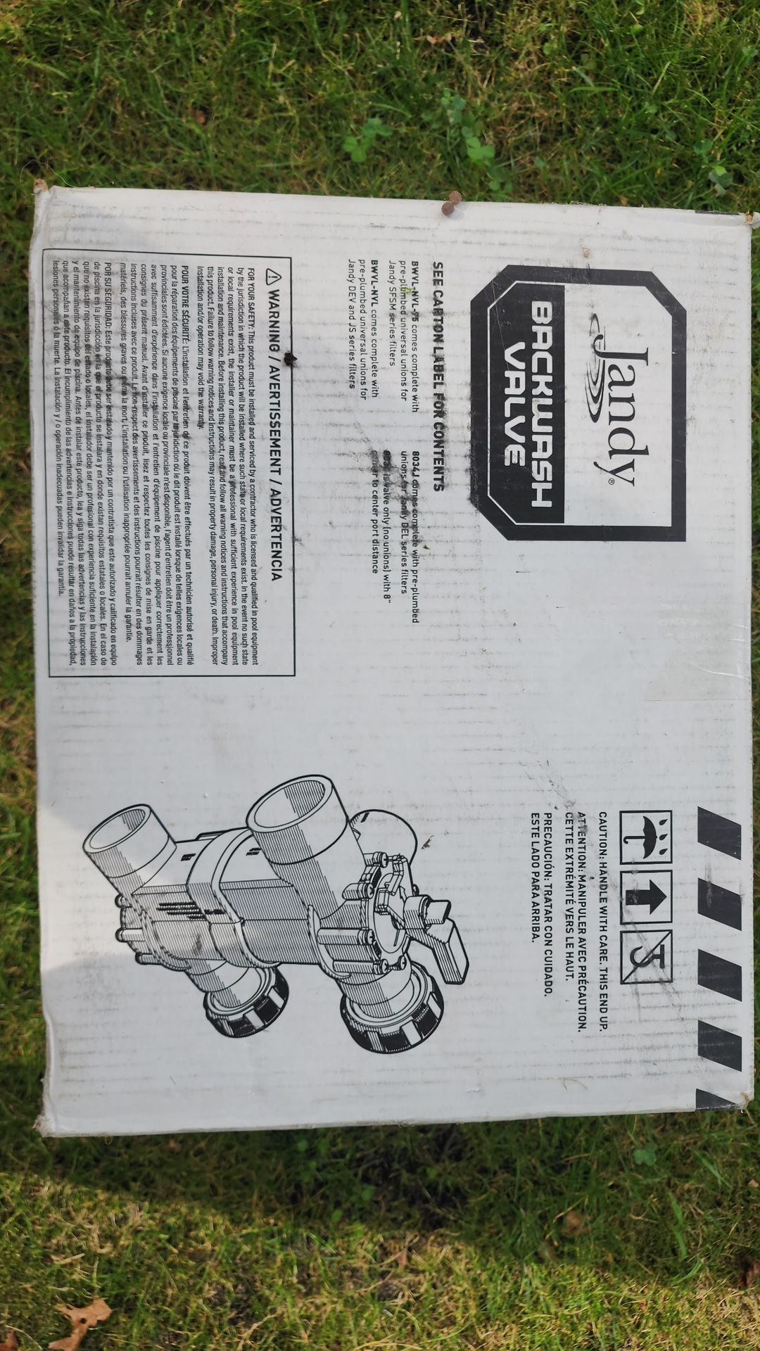 Jandy Pump Backwash Valve