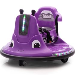 Electric Ride on Snail Bumper Car for Kids & Toddlers 