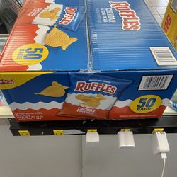 Box Of 50 Bags Ruffle Chips
