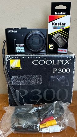 Nikon COOLPIX P300 12.2MP CMOS Compact Full HD 4.2x Wide Zoom Digital Camera