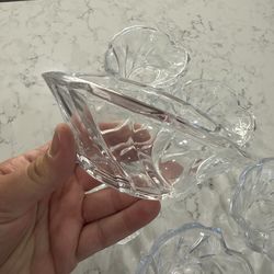 Crystal small bowls