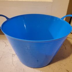 Blue Plastic Bucket/ Container