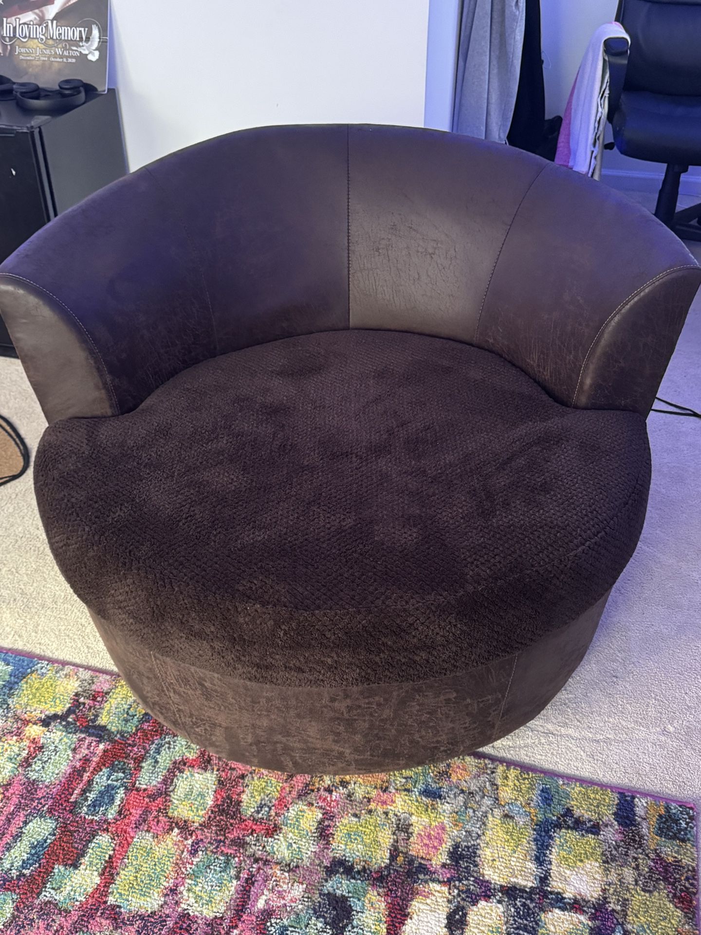 Brown Swivel Chair
