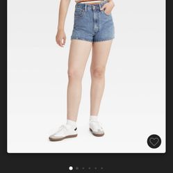 levi's high-rise mom jeans shorts brand new