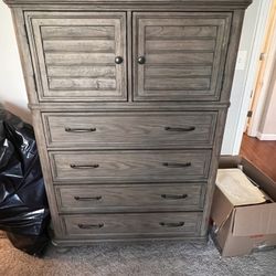 Bedroom Set! Dressed Bed frame And Nightstand 