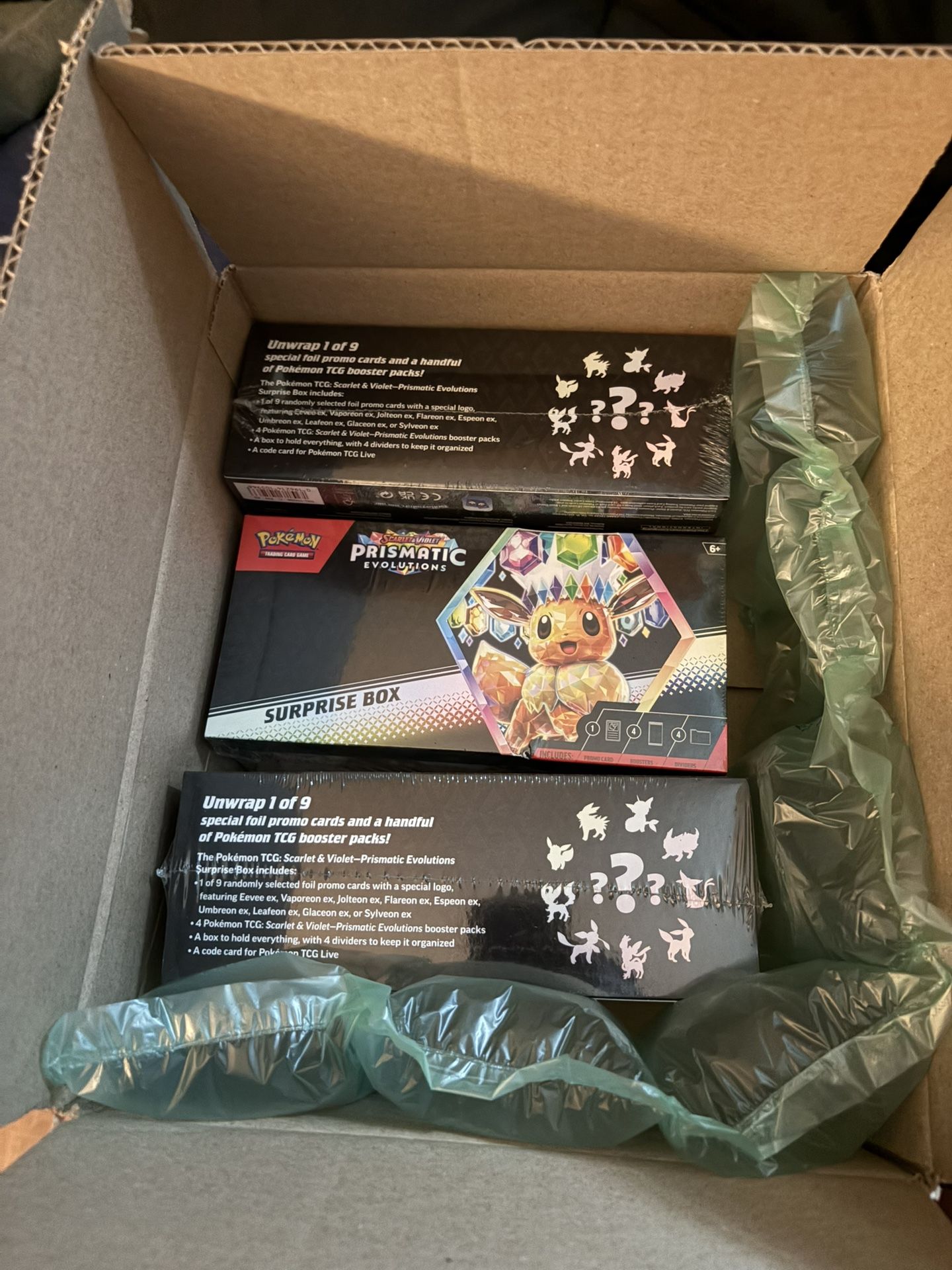 Pokemon Prismatic Evolutions Surprise Box