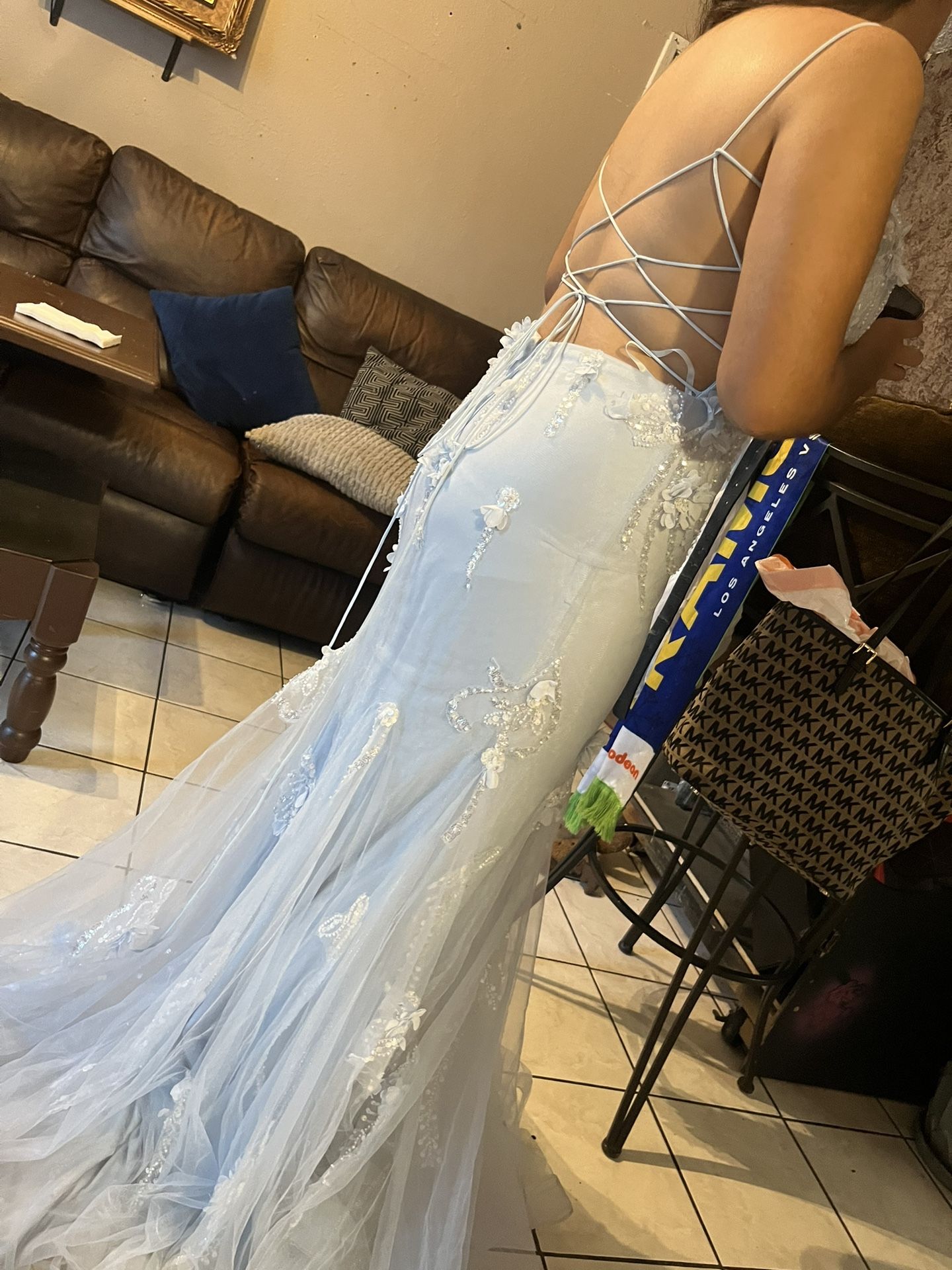 Baby Blue Prom Dress