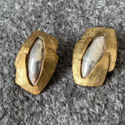 Vintage MB/SF Clamp On Earings