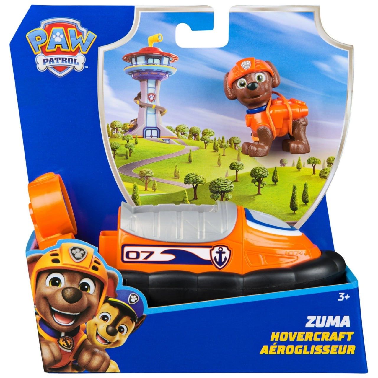 PAW Patrol Hovercraft Vehicle with Collectible Zuma Figure