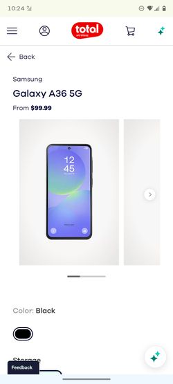 Samsung Galaxy A36 5G – Black