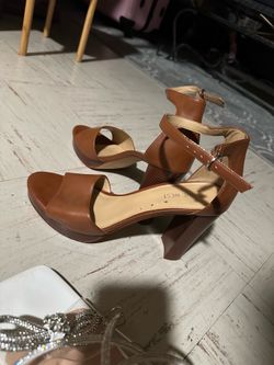 Nine West brown heels