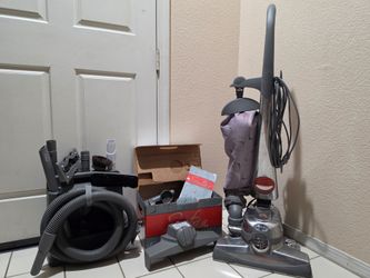 Kirby vacuum machine with sofa, carpet shampoo system
