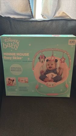 Disney Baby Minnie Mouse Rosy Skies Comfy Bouncer
