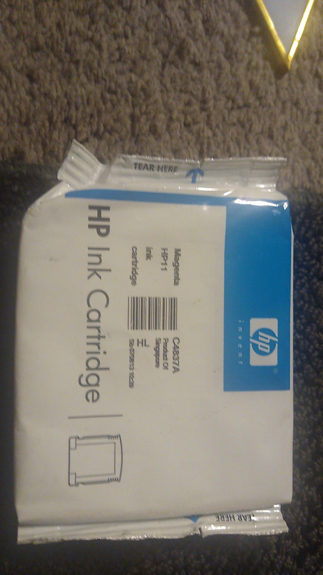 HP 11 ink cartridge the color magenta