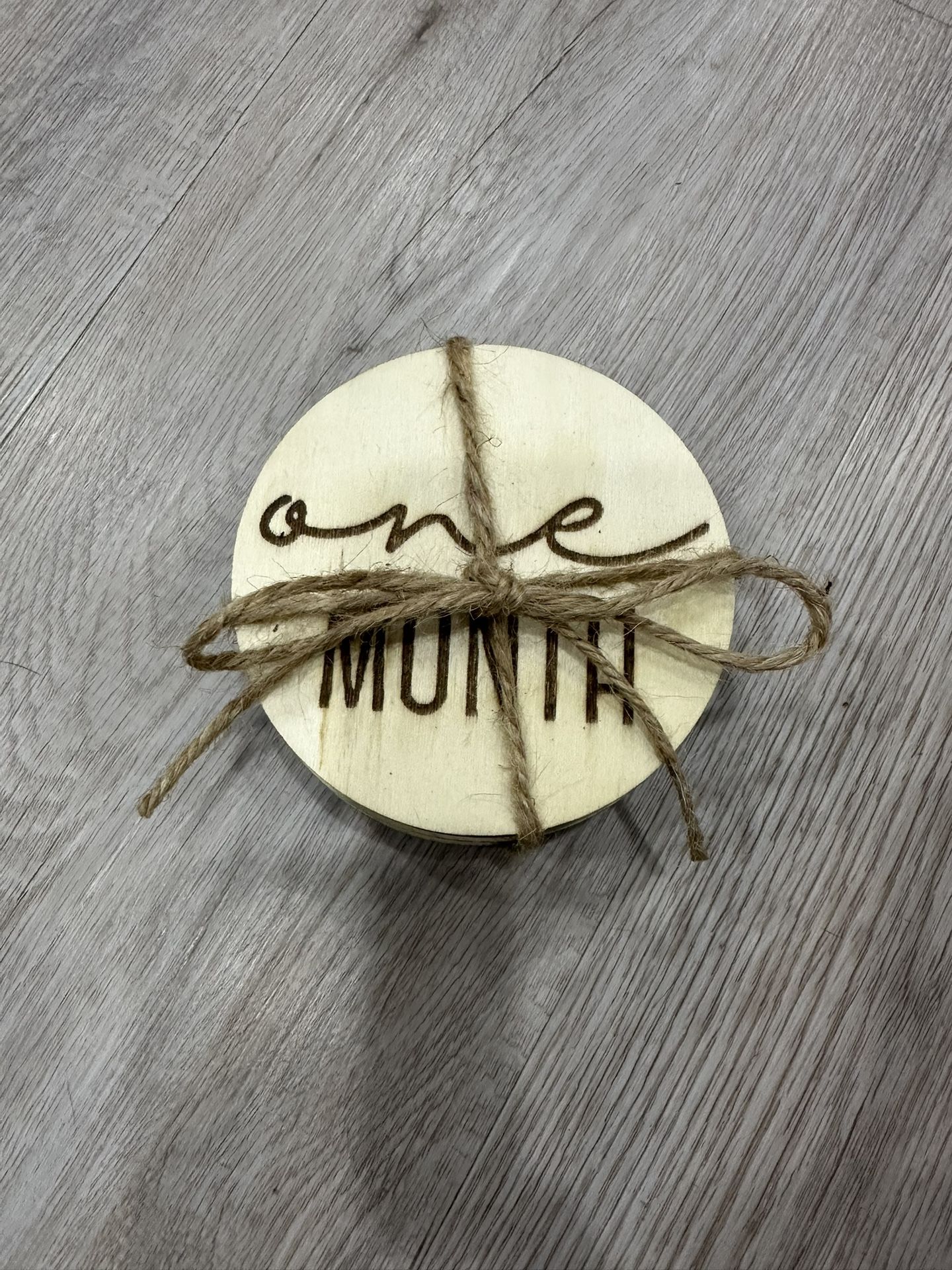 First Year Monthly Photo Ages