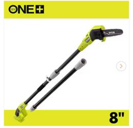 RYOBI ONE+ 18V 8” Cordless Pole Saw – Tool Only