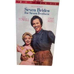 Seven Brides for Seven Brothers (VHS, 1998) Rated G Metro Goldwyn Mayer  This classic musical VHS tape features the beloved film "Seven Brides for Sev