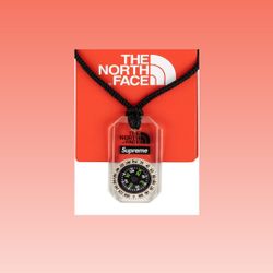 Supreme x The North Face Compass Necklace