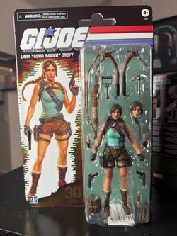 Laura Croft, tomb, raider G.I. Joe