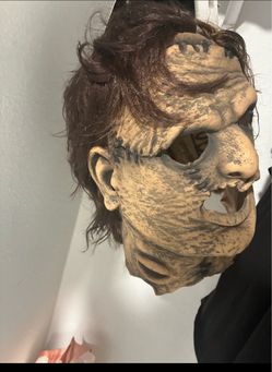 Leather face mask brand new
