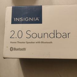 Brand New Sound Bar, Insignia 2.0